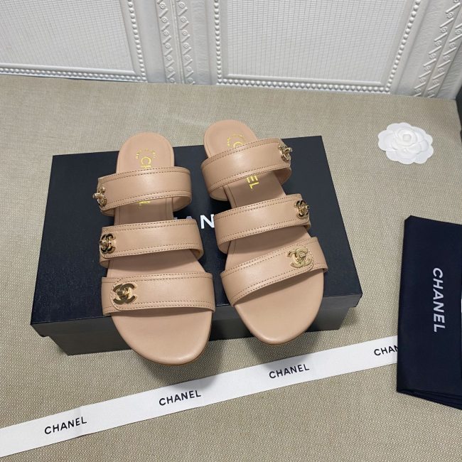 Chanel Womens Shoes Flat Mules Whatapp