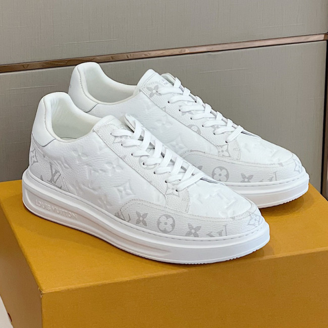 Louis Vuitton Men Shoes Fashion Sneakers RIVOLI Beverly Hills SNEAKER Luxury Brand Casual Shoes with Original Box Whatapp