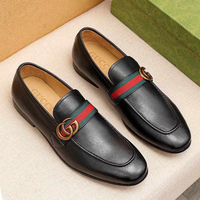 Gucci Mens Shoes Leather Design Luxury Brand Business Dress Shoes for Men with Original Box Whatapp