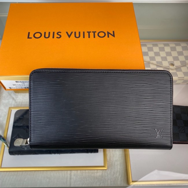 Louis Vuitton Mens Wallets Purse Luxury Brand Designer ZIPPY ORGANIZER Black Epi Leather with Original Box M62643 Whatapp