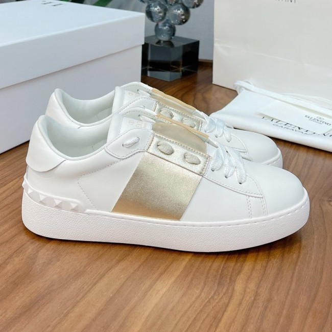 Valentino Men Shoes Fashion Design Luxury Brand OPEN SNEAKER WITH VLTN PRINT with Original Box WY0S0830BLUA01 Whatapp