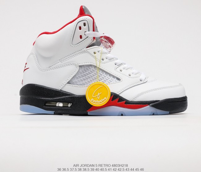 Air Jordan 5 Fire Red Mens Womens Shoes Sneakers with Original Box 4803H218 Whatapp