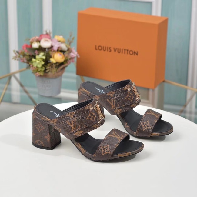 Louis Vuitton Womens Shoes Mule High Heels 7.5cm Whatapp