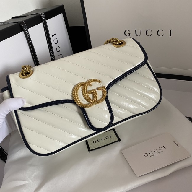 Gucci Womens Bags Shoulder Messenger Bag Luxury Brand Small GG Marmont bag with Original Box Whatapp