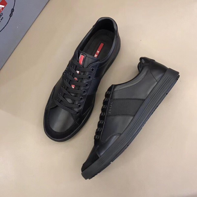 Prada Mens Shoes Casual Luxury Brand Breathable Sneakers with Original Box Whatapp