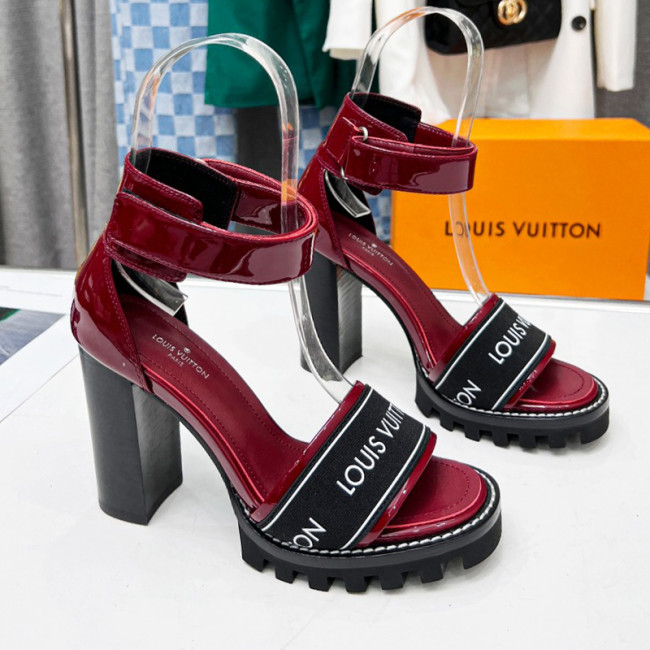 Louis Vuitton Women Shoes Sandals Fashion Summer Luxury Brand PODIUM PLATFORM SANDAL with Original Box Womens Sandals Whatapp