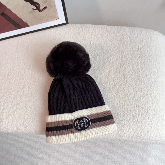 Gucci Womens Cap Knit Hat Luxury Brand with Original Box