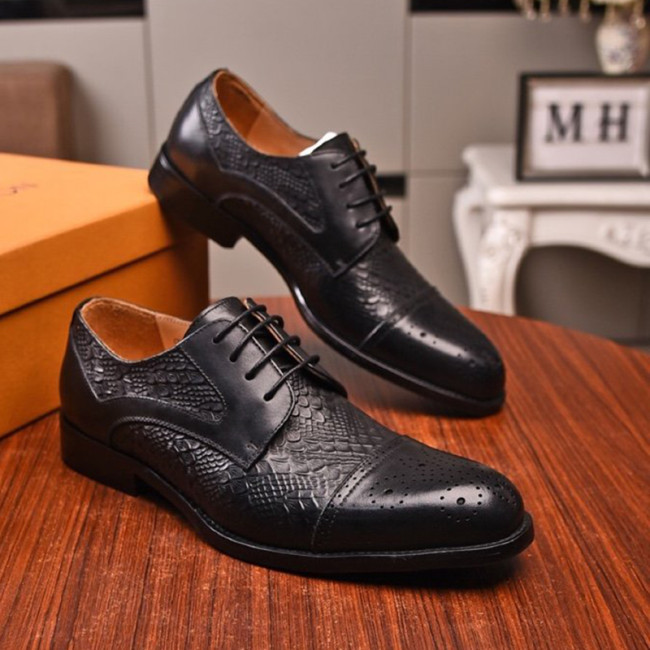 Louis Vuitton Men Shoes Business Luxury Brand LV Dress Shoes with Original Box Whatapp