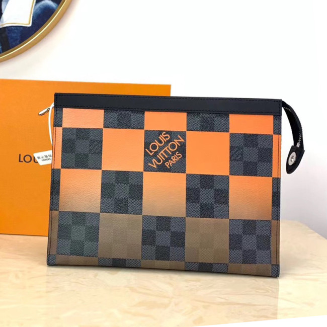 Louis Vuitton Mens Bags Clutch Luxury Brand Fashion Type POCHETTE VOYAGE MM with Original Box Whatapp