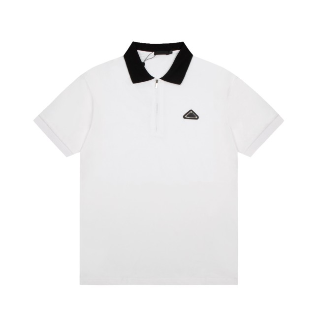 Prada Luxury Brand Mens Short Sleeve T-Shirt Polo Shirt Whatapp