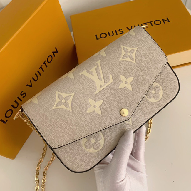 Louis Vuitton Womens Bags Wallets Clutch Luxury Brand Fashion Type FÉLICIE POCHETTE M69977 with Original Box Whatapp