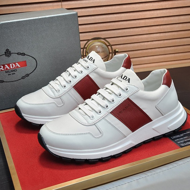 Prada Mens Shoes Sneakers Casual Shoes for Men Luxury Brand Breathable Fashion Sneakers with Original Box Whatapp