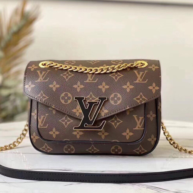 Louis Vuitton Womens Bags Messenger Shoulder Bags PASSY Luxury Brand with Original Box Monogram coated canvas Whatapp