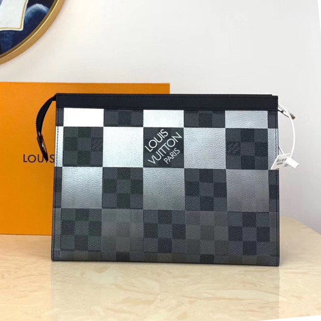 Louis Vuitton Mens Bags Clutch Luxury Brand Fashion Type POCHETTE VOYAGE MM with Original Box Whatapp