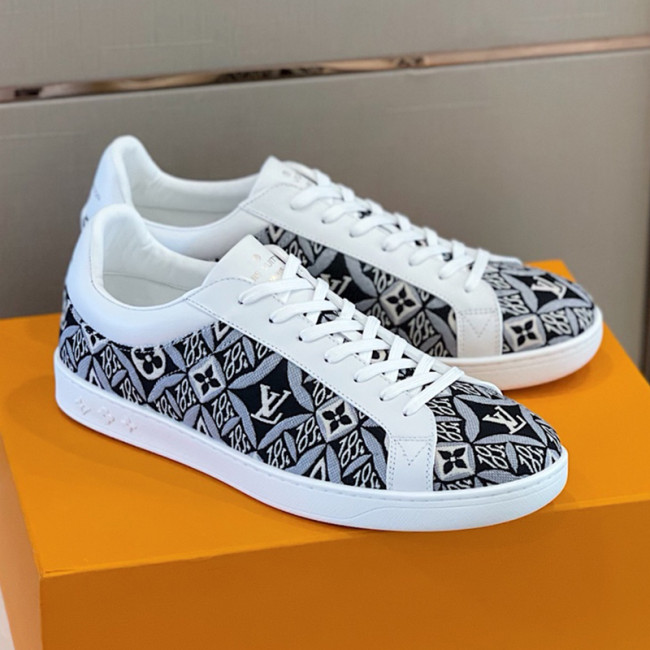 Louis Vuitton Men Shoes Fashion Sneakers LUXEMBOURG SNEAKER Monogram Luxury Brand with Original Box Whatapp