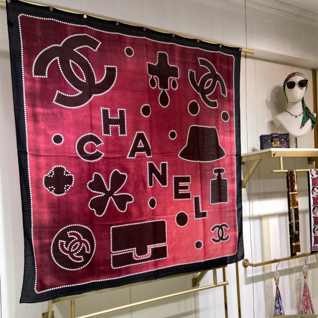 Chanel Scarves Womens Fashion Scarf with Original Box Whatapp