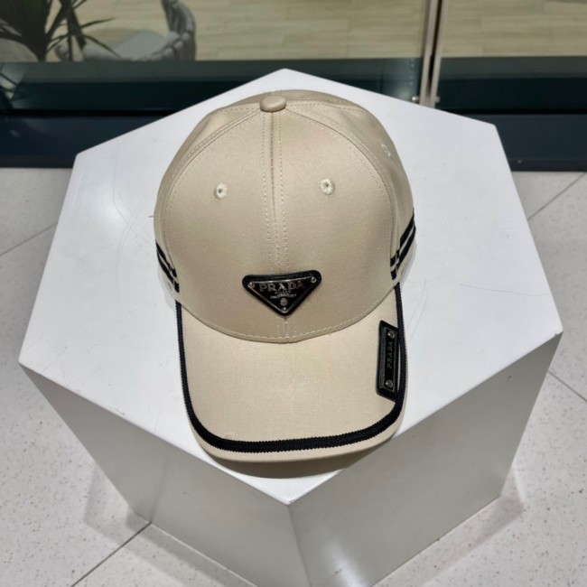 Prada Men Womens Hats Luxury Brand Design Prada Baseball Hat with Original Box