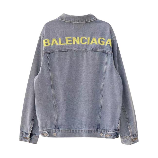 Balenciaga Men Womens Jacket Denim Coat Luxury Brand Mens Jackets Top Quality Whatapp