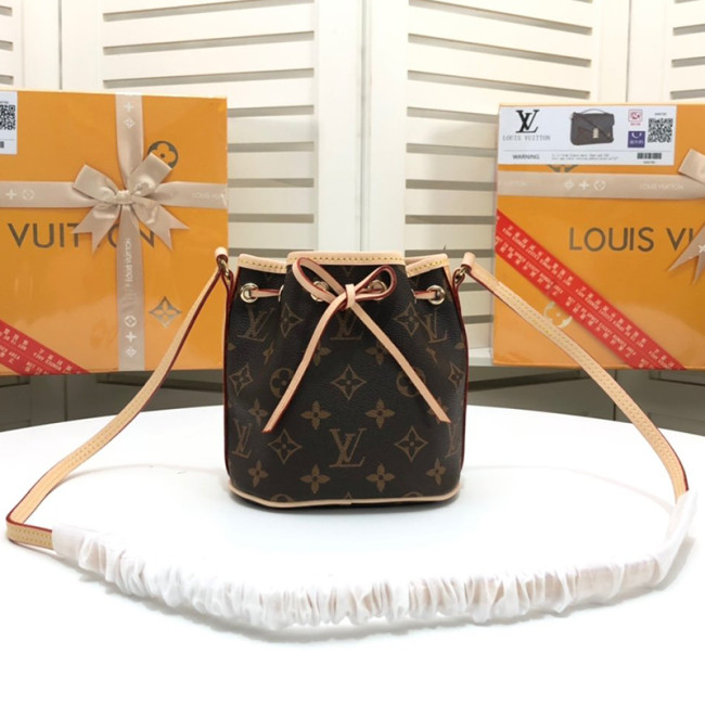 Louis Vuitton Womens Bags Luxury Brand Crossbody Bags NANO NOE Monogram M41346 Whatapp