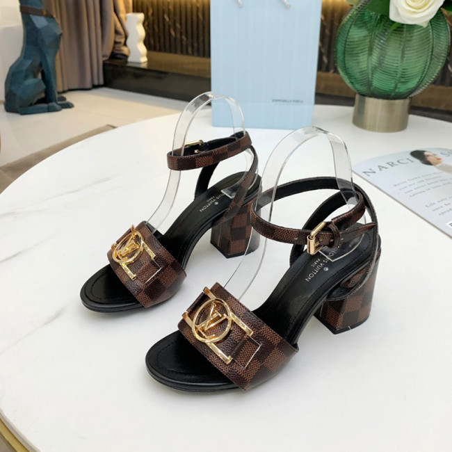 Louis Vuitton Womens Shoes Sandals 7.5cm Whatapp