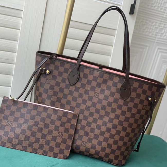 Louis Vuitton Womens Bags Handbags Luxury Brand Fashion Type NEVERFULL PM Damier Ebene N41359 Whatapp