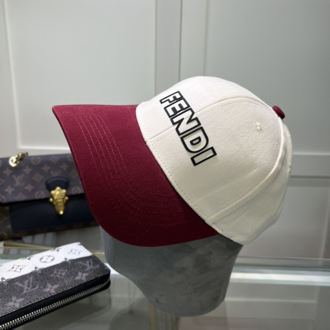 Fendi Men Womens Baseball Hat Luxury Brand Design Fendi Cap with Original Box