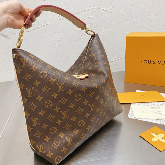 Louis Vuitton Womens Bag Handbag Luxury Brand Fashion Type LV TOTE MM Monogram coated canvas Whatapp