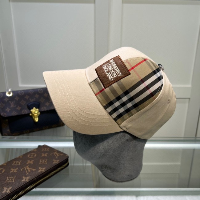 Burberry Womens Mens Cap Baseball Hat Luxury Brand with Original Box