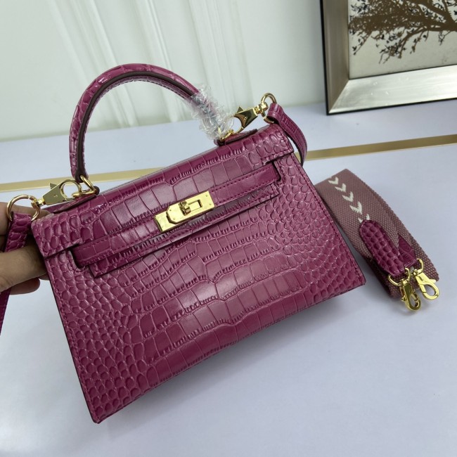 Hermes Womens Bags Handbags Luxury Brand Fashion Hermès Kelly Mini Kelly Second Generation Totes Whatapp