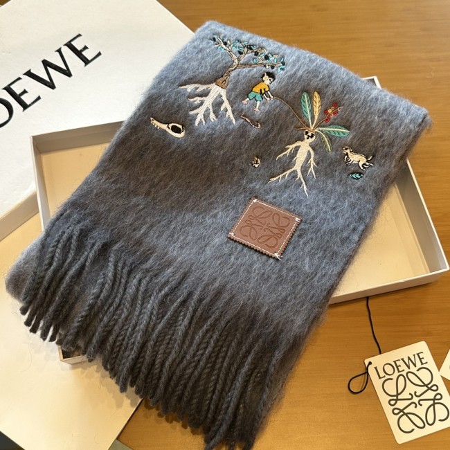 Loewe Scarves Men Womens Fashion Scarf with Original Box Whatapp