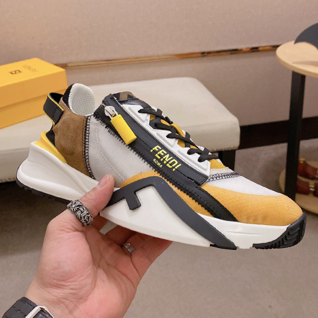 Fendi Mens Shoes Fashion Sneakers Luxury Brand Casual Shoes for Men with Original Box Whatapp