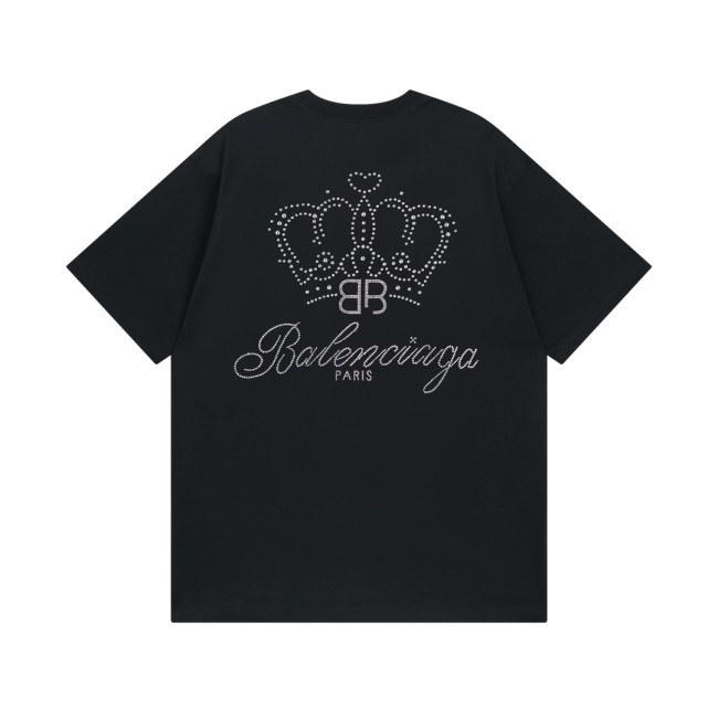 BalenciagaLuxury Brand Women Mens Short Sleeve T-Shirt Whatapp