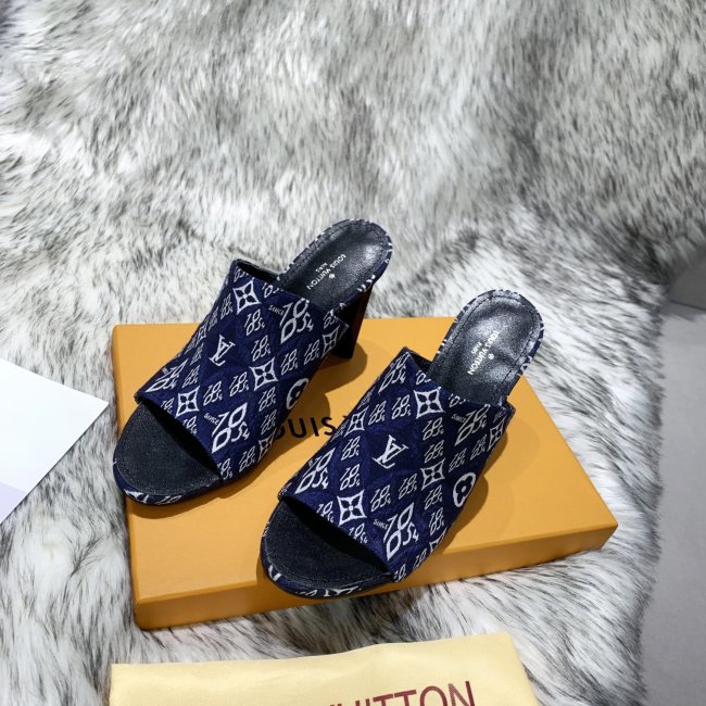 Louis Vuitton Womens Shoes SINCE 1854 SILHOUETTE MULE Whatapp