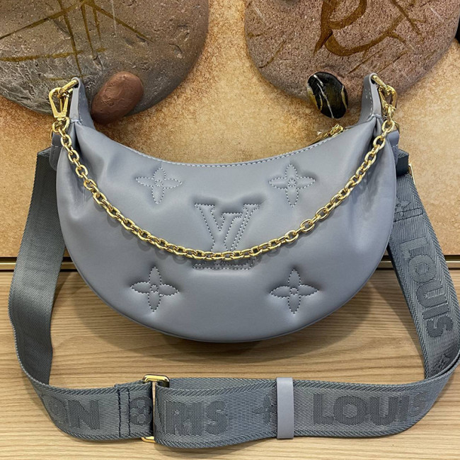 Louis Vuitton Womens Bags Shoulder Messenger Bag Luxury Brand M59823 OVER THE MOON Quilted and embroidered smooth calf leather with Original Box Whatapp