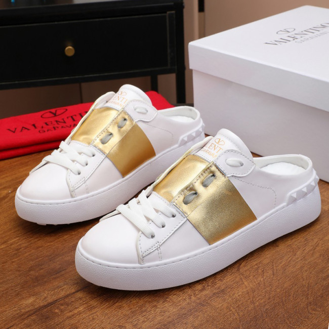 Valentino Womens Shoes Fashion Design Luxury Brand OPEN SNEAKER WITH VLTN PRINT with Original Box WY0S0830BLUA01 Whatapp