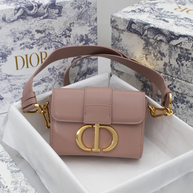 Dior Womens Bags Crossbody Bags 30 MONTAIGNE BOX BAG Rose Des Vents Box Calfskin Whatapp