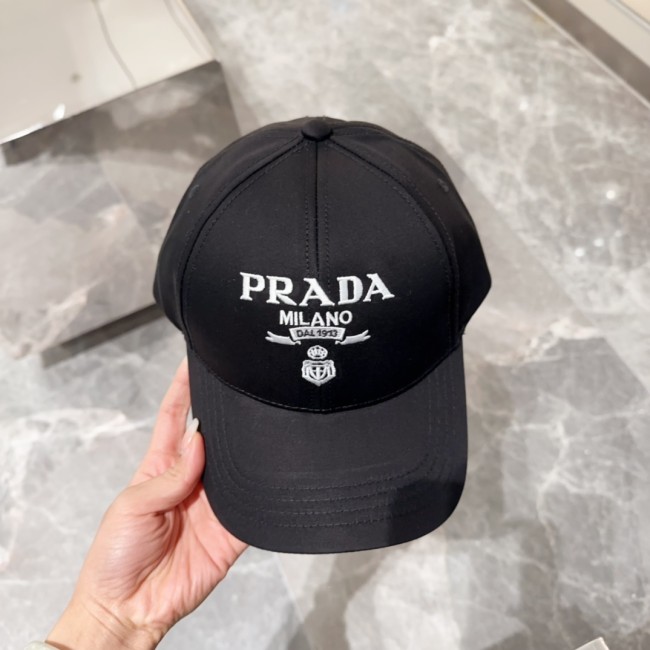 Prada Men Womens Hats Luxury Brand Design Prada Baseball Hat with Original Box