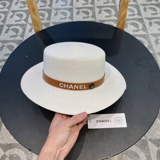 Chanel Womens Hats Luxury Brand Bucket Hat Straw Hat with Original Box