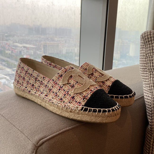 Chanel Women Shoes Fashion Espadrille Luxury Brand Casual Shoes for Women ESPADRILLE with Original Box Espadrilles Whatapp