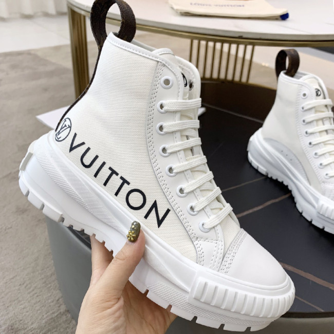 Louis Vuitton Womens Shoes Fashion Boots Luxury Brand LV SQUAD SNEAKER BOOT with Original Box 1A940C Whatapp