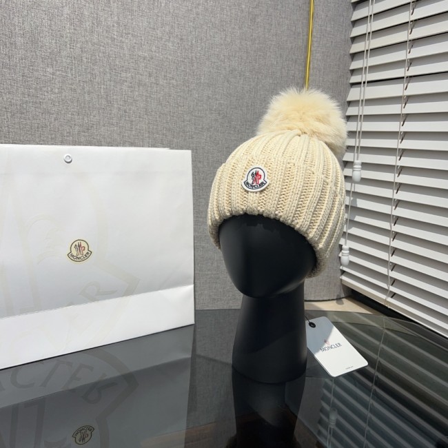 Moncler Mens Womens Hats Luxury Brand Design Moncler Knit Hat with Original Box