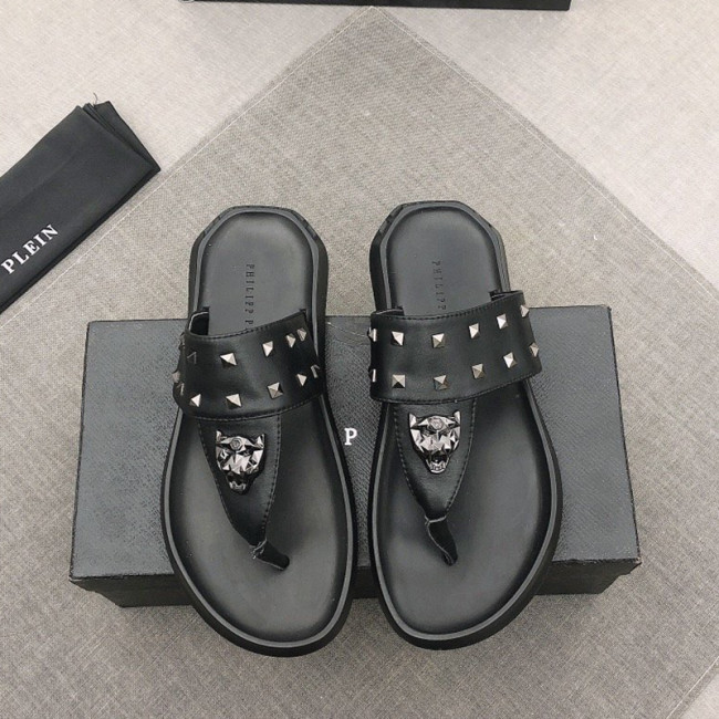 Philipp Plein Men Shoes Fashion Design Luxury Brand Flip Flop Slippers Sandals with Original Box Whatapp