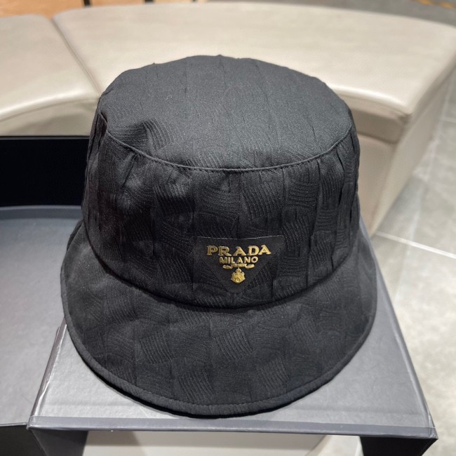 Prada Men Womens Hats Luxury Brand Design Prada Bucket Hat with Original Box