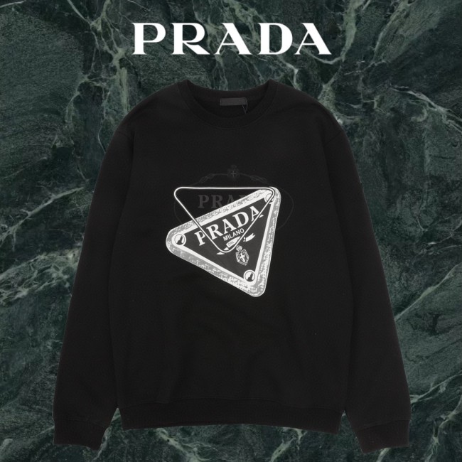 Prada Women Mens Long Sleeve T Shirts Sweatshirt Luxury Brand Mens Sweatshirts Whatapp