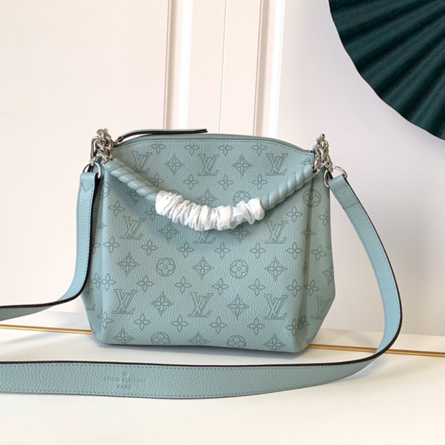 Louis Vuitton Womens Shoulder Bags Handbags Luxury Brand Fashion BABYLONE CHAIN BB M55907 Vert Lagon Green Mahina perforated calf leather Whatapp