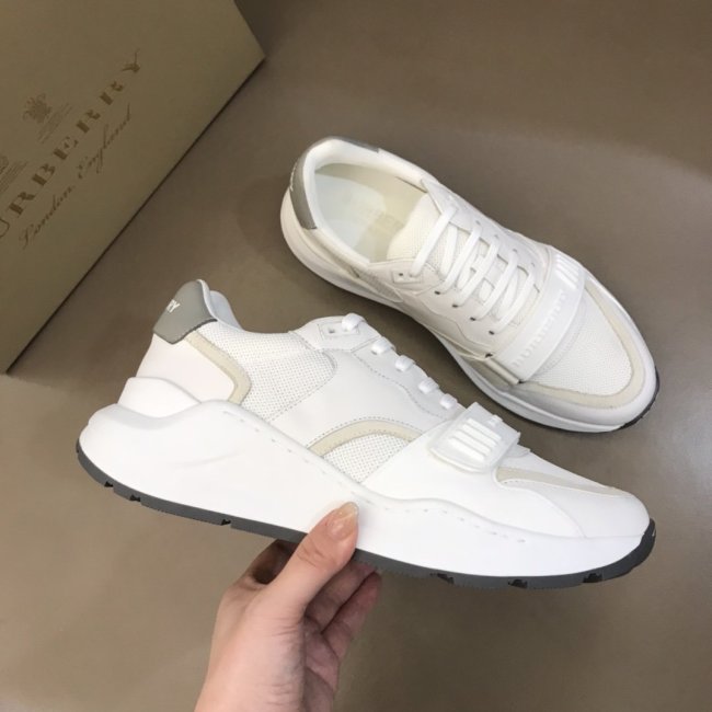 Burberry Mens Shoes Sneakers Fashion Type Luxury Brand Vintage Check Cotton Sneaker with Original Box Whatapp