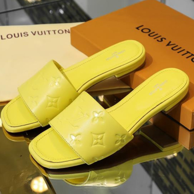 Louis Vuitton Womens Shoes Slippers Slides Luxury Brand REVIVAL FLAT MULE with Original Box Whatapp