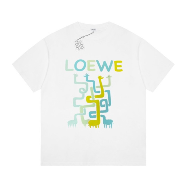 Loewe Luxury Brand Men Womens Short Sleeve T-Shirt Whatapp