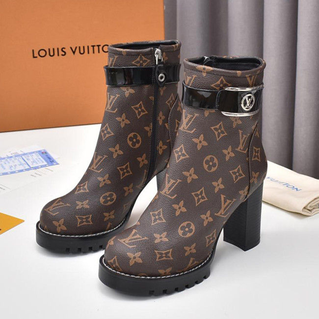 Louis Vuitton Women Shoes Boots Luxury Brand WESTSIDE ANKLE BOOT 1AABVW with Original Box Whatapp