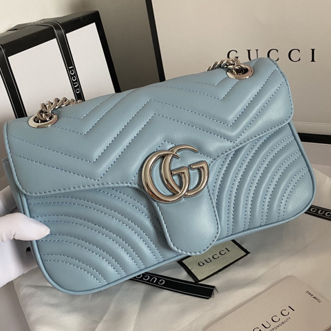 Gucci Womens Bags Shoulder Messenger Bag Luxury Brand Small GG Marmont bag with Original Box Whatapp